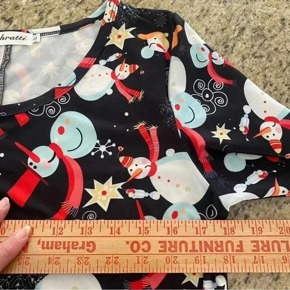 APHRATTI Snowman Dress Size L Like New ❤️ - Picture 6 of 7